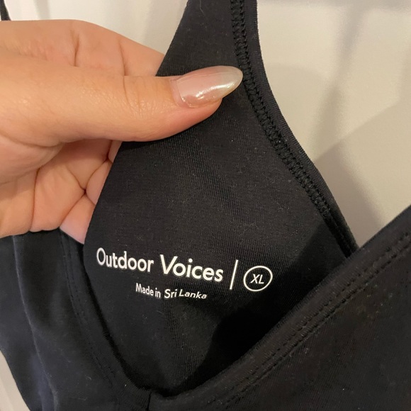 Brand New Outdoor Voices Steeplechase Sports Bra - Black (XL) - Picture 4 of 5